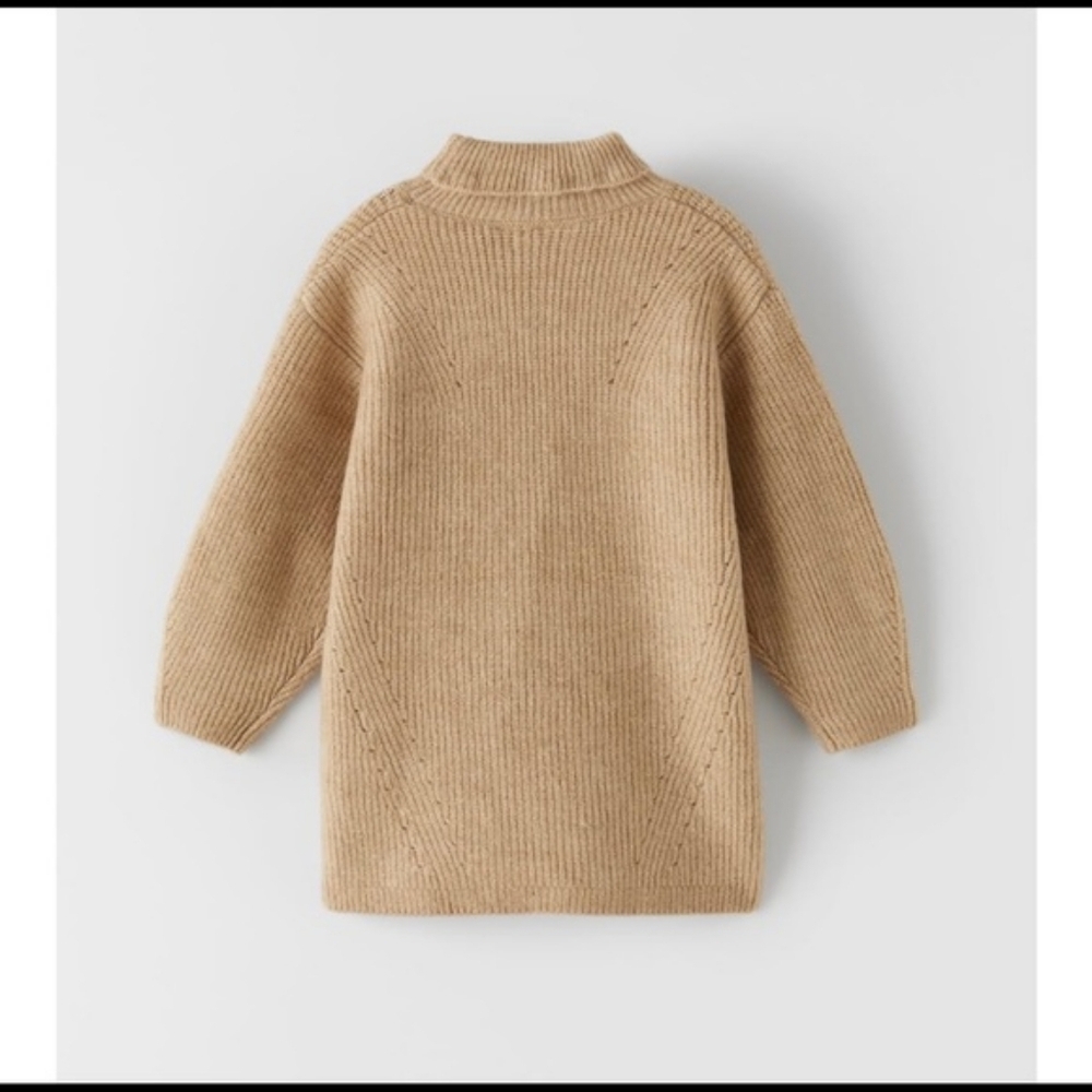 Zara | knit sweater dress 4-5yrs - Picture 2 of 7